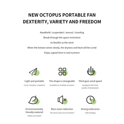 BreezeBuddy™ 3-in-1 Portable Stroller Fan